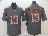 Nike Browns 13 Odell Beckham Jr. Gray Camo Vapor Untouchable Limited Jersey,baseball caps,new era cap wholesale,wholesale hats